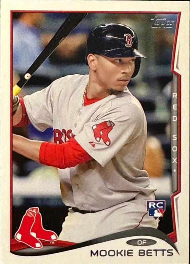 2014 Topps Update Mookie Betts [Batting] #US26 card