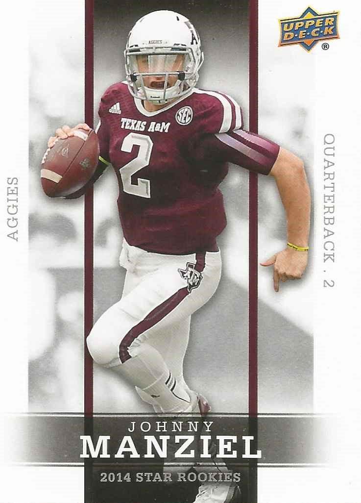 2014 Upper Deck Star Rookies Johnny Manziel #1 card