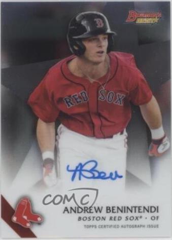 2015 Bowman's Best of Autographs Andrew Benintendi #ANB card