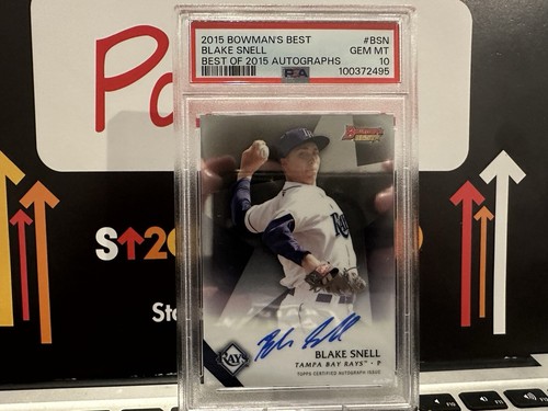 2015 Bowman's Best of Autographs Blake Snell #BSN card