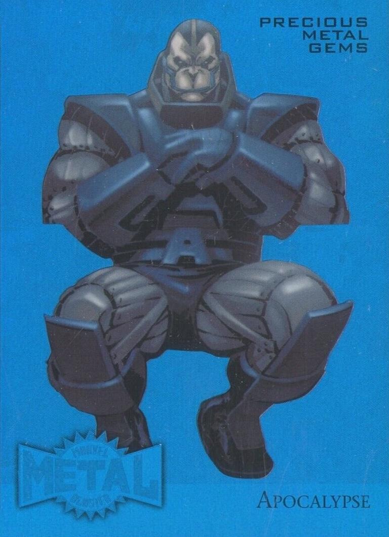 2015 Fleer Retro Metal Apocalypse [Blue] #3 card