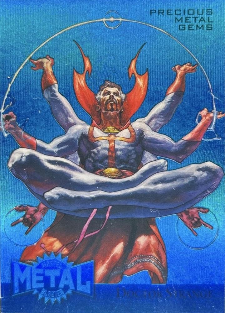 2015 Fleer Retro Metal Doctor Strange [Blue] #13 card