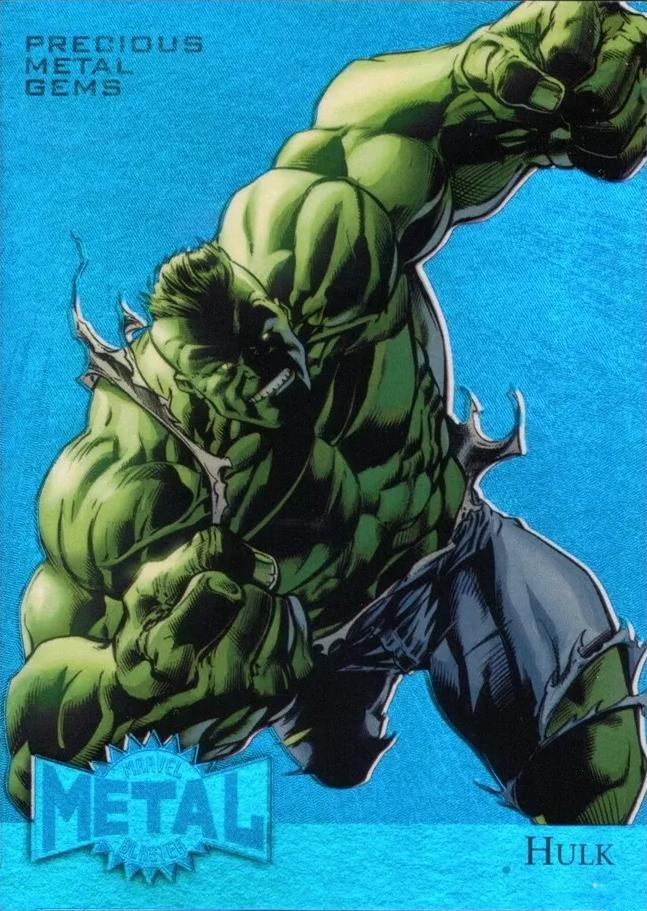 2015 Fleer Retro Metal Hulk [Blue] #20 card