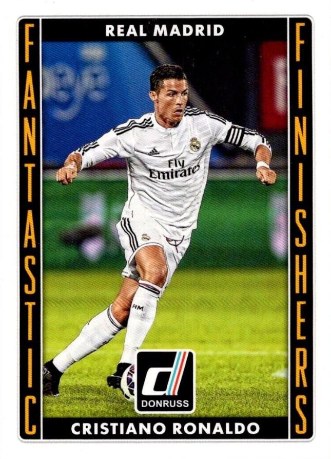 2015 Panini Donruss Fantastic Finishers Cristiano Ronaldo #4 card