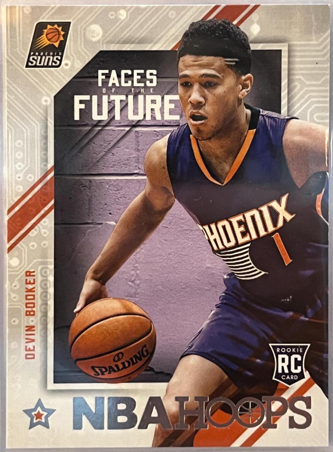 2015 Panini Hoops Faces of the Future Devin Booker #11 card