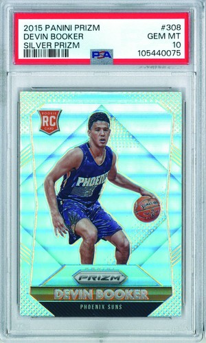 2015 Panini Prizm Devin Booker [Silver Prizm] #308 card