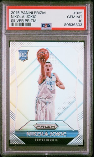 2015 Panini Prizm Nikola Jokic [Silver Prizm] #335 card