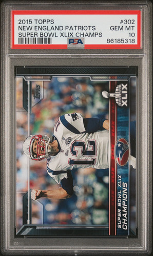 2015 Topps New England Patriots #302 card