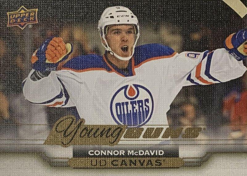 2015 Upper Deck Canvas Connor McDavid #C211 card