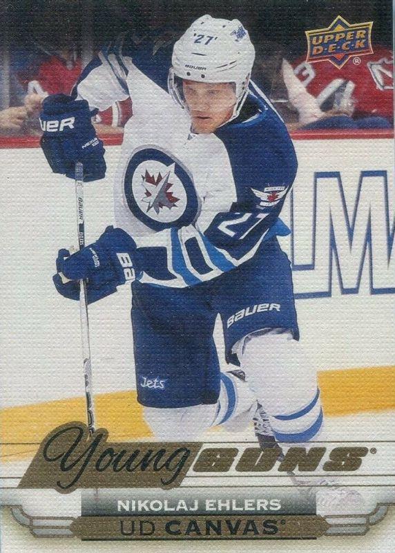 2015 Upper Deck Canvas Nikolaj Ehlers #C116 card