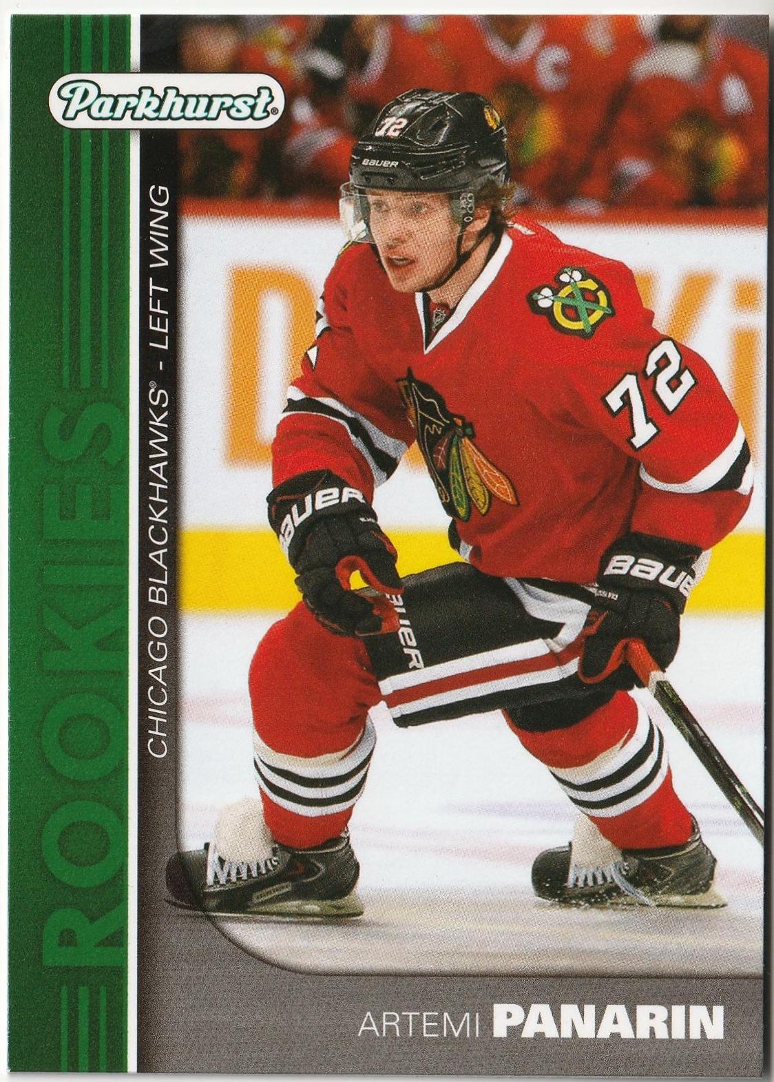 2015 Upper Deck Parkhurst Rookies Artemi Panarin #PR-10 card