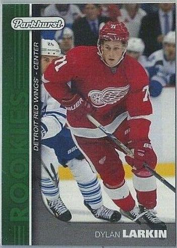 2015 Upper Deck Parkhurst Rookies Dylan Larkin #PR-4 card