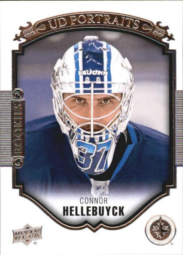 2015 Upper Deck UD Portraits Connor Hellebuyck #P-72 card