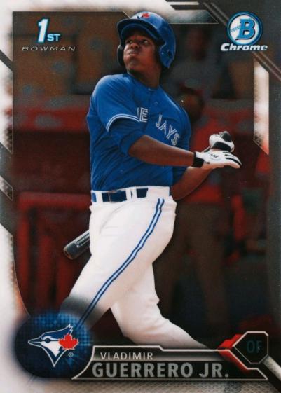 2016 Bowman Chrome Prospects Vladimir Guerrero Jr. #BCP-55 card