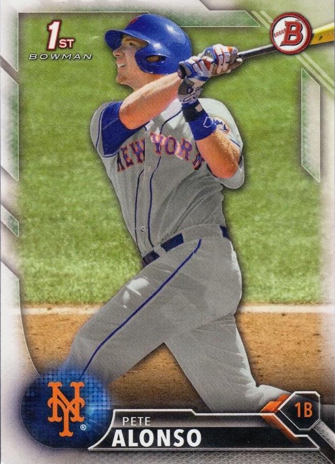 2016 Bowman Draft Pete Alonso #BD-92 card