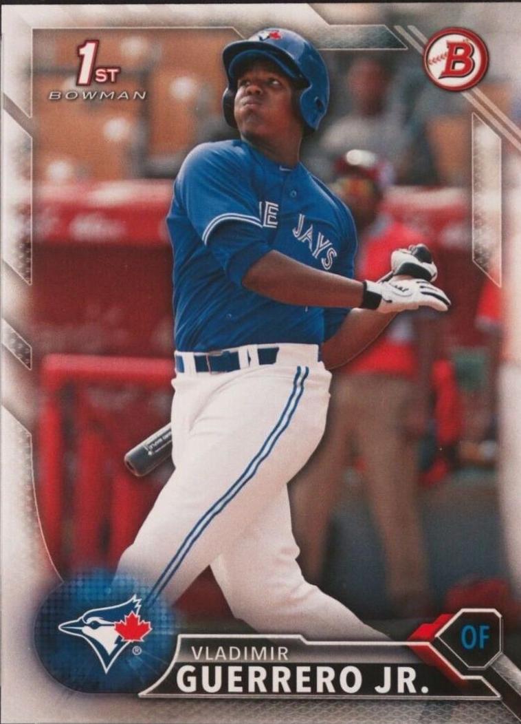 2016 Bowman Prospects Vladimir Guerrero Jr. #BP55 card