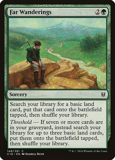 2016 Commander 2016 Far Wanderings #148 card