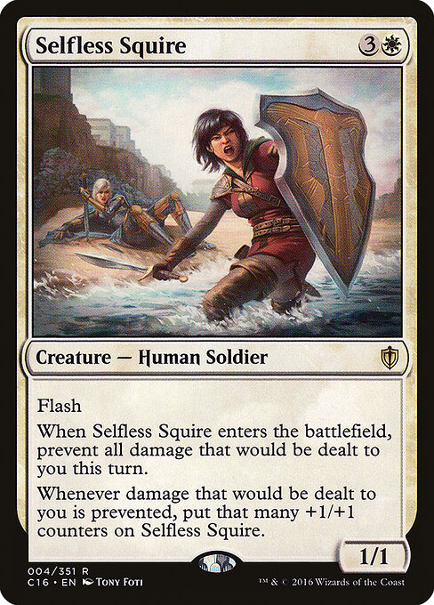 2016 Commander 2016 Selfless Squire #4 card