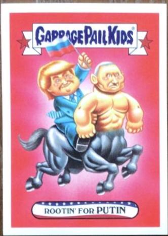 2016 Disgrace to the White House Rootin' for Putin #28 card