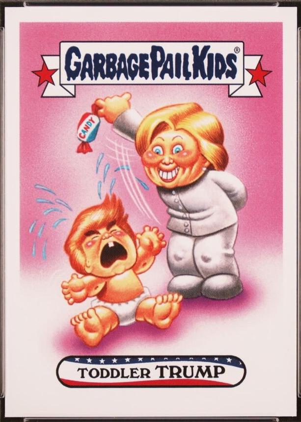 2016 Disgrace to the White House Toddler Trump #32 card