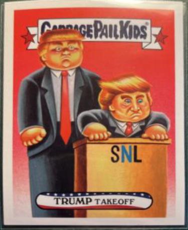 2016 Disgrace to the White House Trump Takeoff #54 card