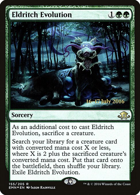 2016 Eldritch Moon Promos Eldritch Evolution #155s card