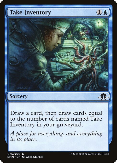 2016 Eldritch Moon Take Inventory #76 card