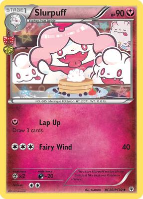 2016 Generations Slurpuff #RC20 card