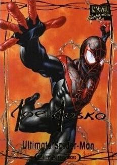 2016 Masterpieces Ultimate Spider-Man [Gold Foil] #1 card