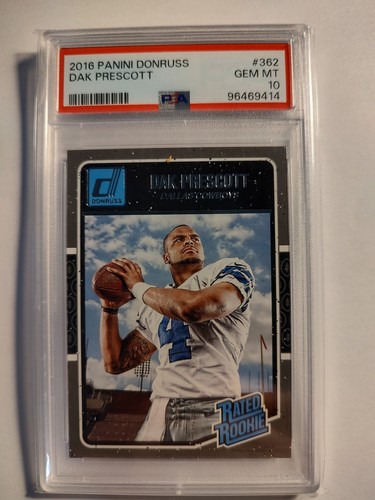 2016 Panini Donruss Dak Prescott #362 card