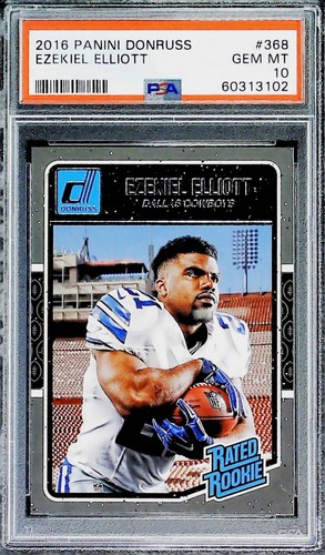 2016 Panini Donruss Ezekiel Elliott #368 card