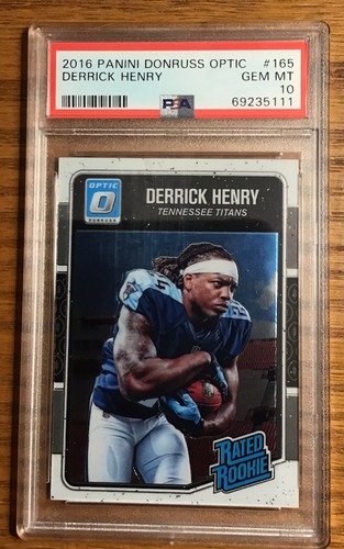 2016 Panini Donruss Optic Derrick Henry #165 card
