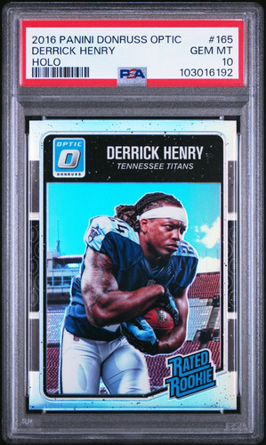 2016 Panini Donruss Optic Derrick Henry [Holo] #165 card
