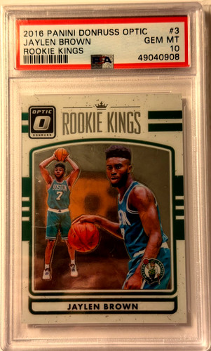 2016 Panini Donruss Optic Rookie Kings Jaylen Brown #3 card