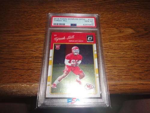 2016 Panini Donruss Optic Tyreek Hill #117 card