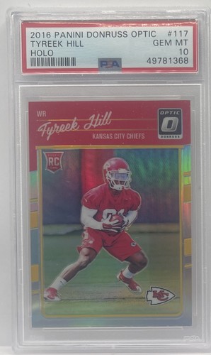 2016 Panini Donruss Optic Tyreek Hill [Holo] #117 card