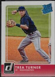2016 Panini Donruss Trea Turner #33 card