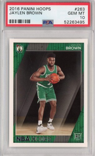 2016 Panini Hoops Jaylen Brown #263 card