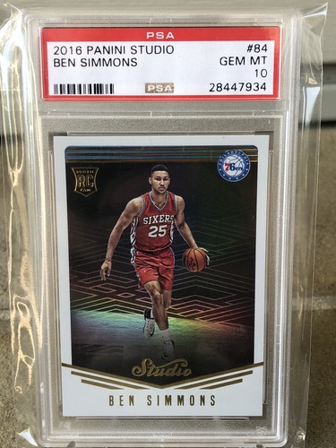 2016 Panini Studio Ben Simmons #84 card