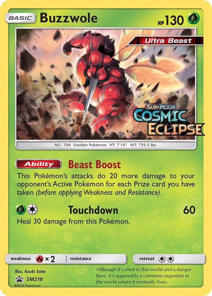 2016 Promo Buzzwole #SM218 card