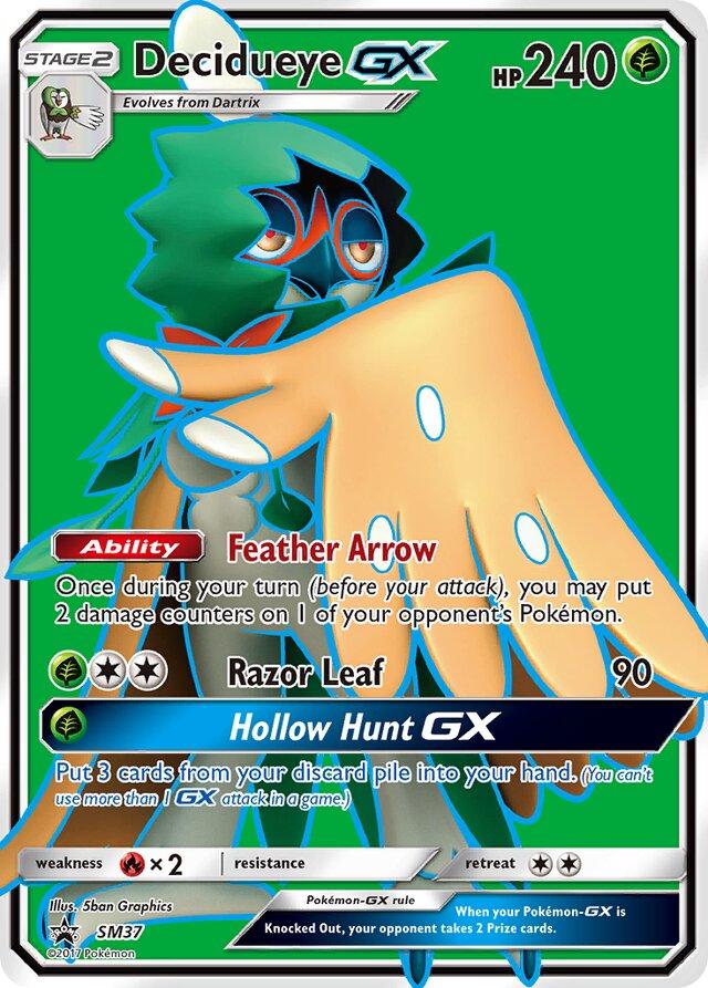 2016 Promo Decidueye GX #SM37 card