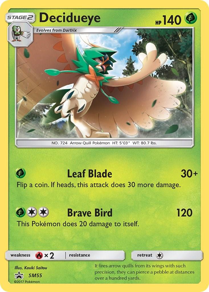 2016 Promo Decidueye #SM55 card