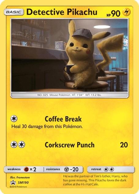 2016 Promo Detective Pikachu #SM190 card