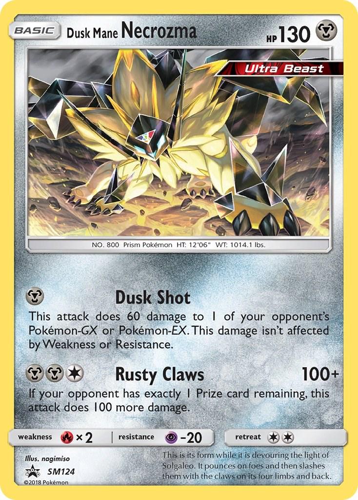 2016 Promo Dusk Mane Necrozma #SM124 card