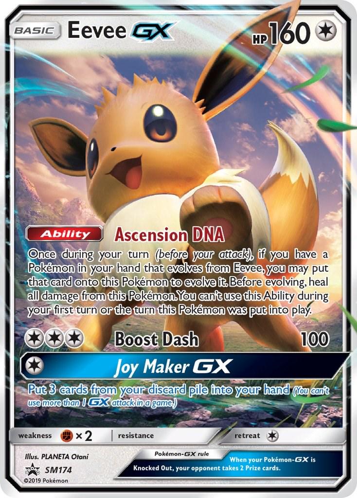 2016 Promo Eevee GX #SM174 card