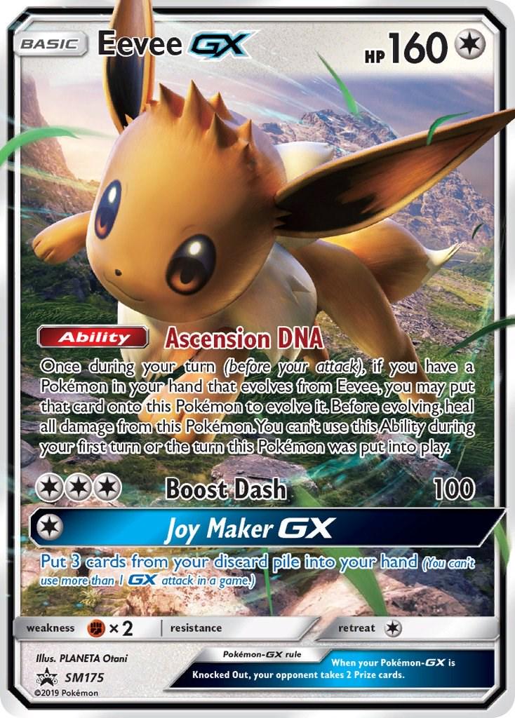 2016 Promo Eevee GX #SM175 card