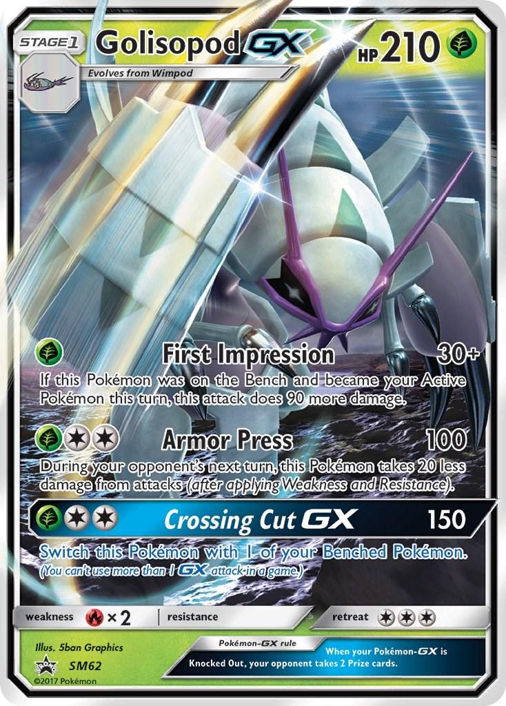 2016 Promo Golisopod GX #SM62 card