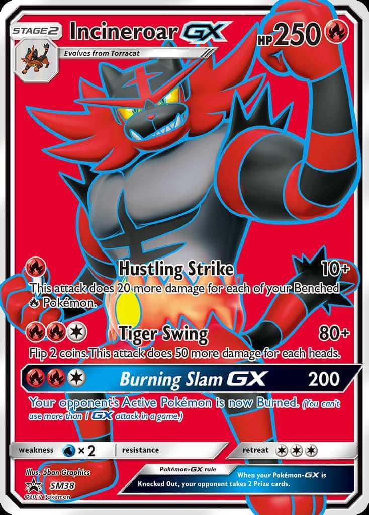 2016 Promo Incineroar GX #SM38 card