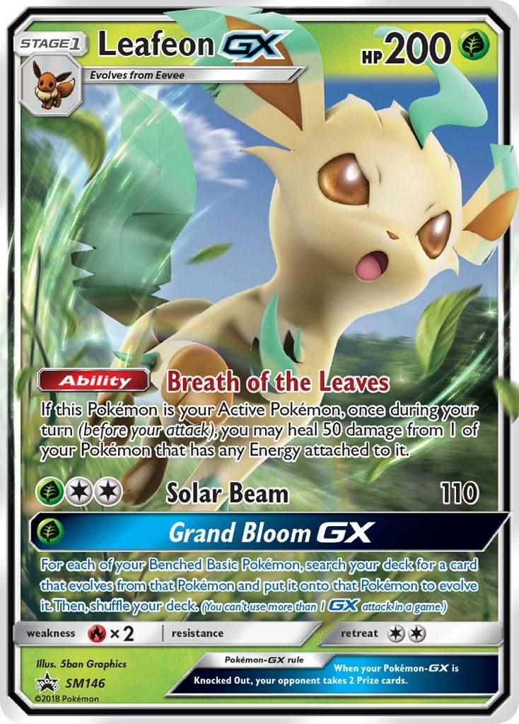 2016 Promo Leafeon GX #SM146 card