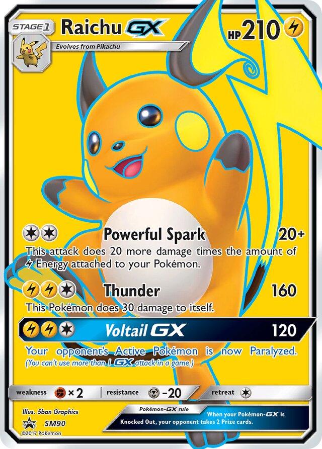 2016 Promo Raichu GX #SM90 card